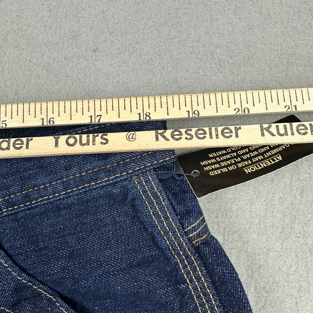 Polo Jeans Co Shorts Men 38 Blue Canton Carpenter Denim Y2K Deadstock Hip Hop - Picture 5 of 8